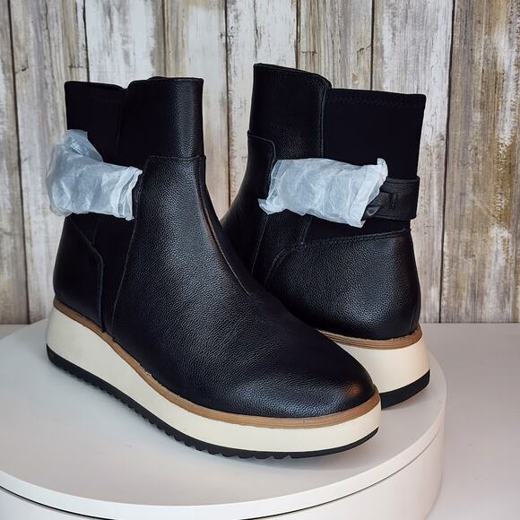 Clarks Women’s Zylah Rose Ankle Boots – Comfort Flatform Leather - Size 9.5 M - Picture 1 of 10